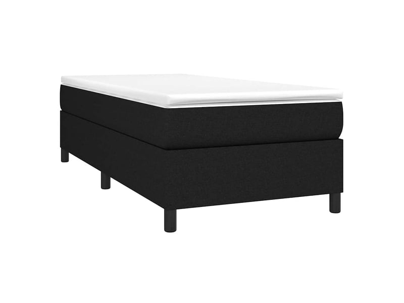  Lit simple- lit adulte -  cadre de lit à lattes noir 100x200 cm tissu  - Conforama B