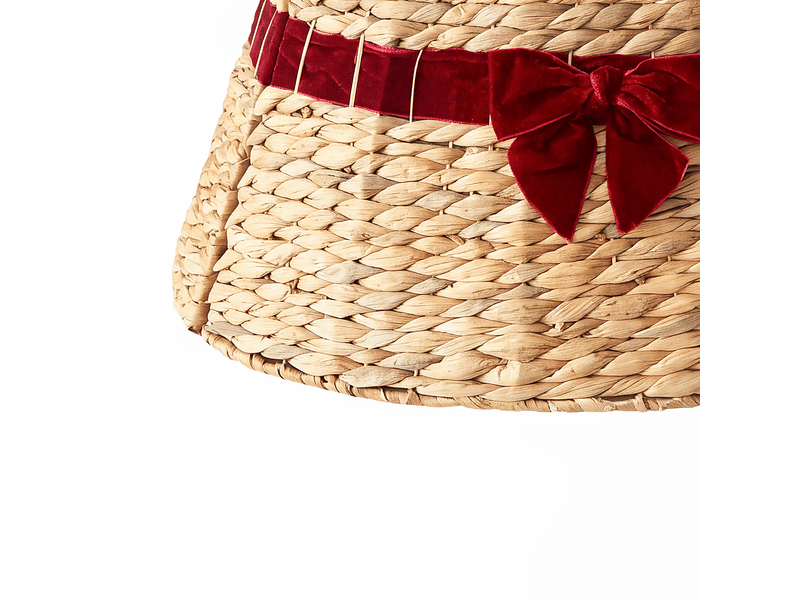  Jupe de sapin de noël billnas  60 cm rouge  - Conforama D