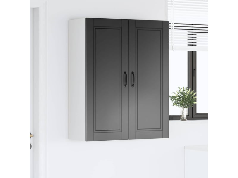  Meuble mural de cuisine, armoire de cuisine noir 80x31x100cm bois d'ingénierie shl1259  - Conforama D