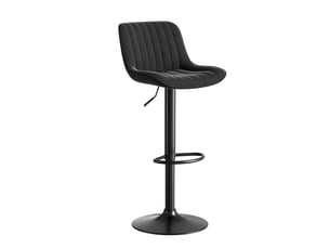 tabouret de bar assise réglable en hauteur  <strong>HAUSS SPOLE</strong>  - noir hauteur d'assise 63 cm vendu Par 4