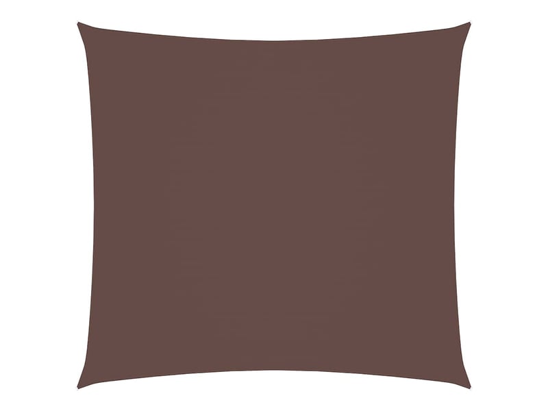  Voile de parasol - voile d'ombrage tissu oxford carré 7x7 m marron  - Conforama A