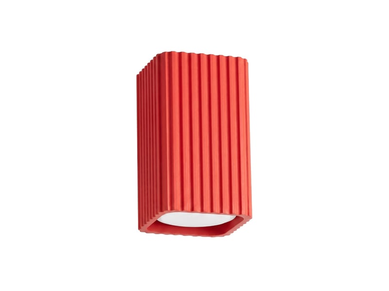  Plafonnier rayo 10 rouge aluminium moderne 10x6x6cm SL.3247 - Conforama A