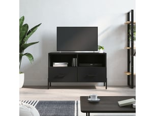 Meuble tv coloris noir 80 cm <strong></strong>  <strong></strong>