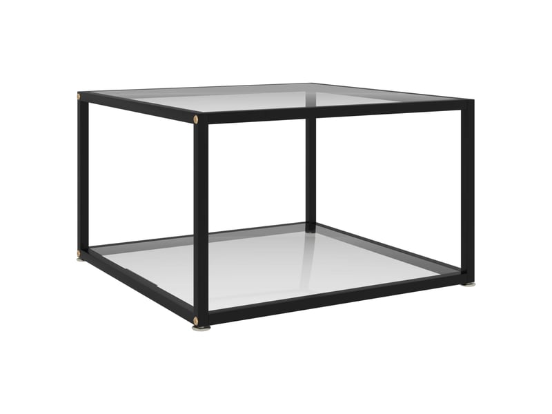  Table basse | table de salon transparent 60x60x35 cm verre trempé  - Conforama A
