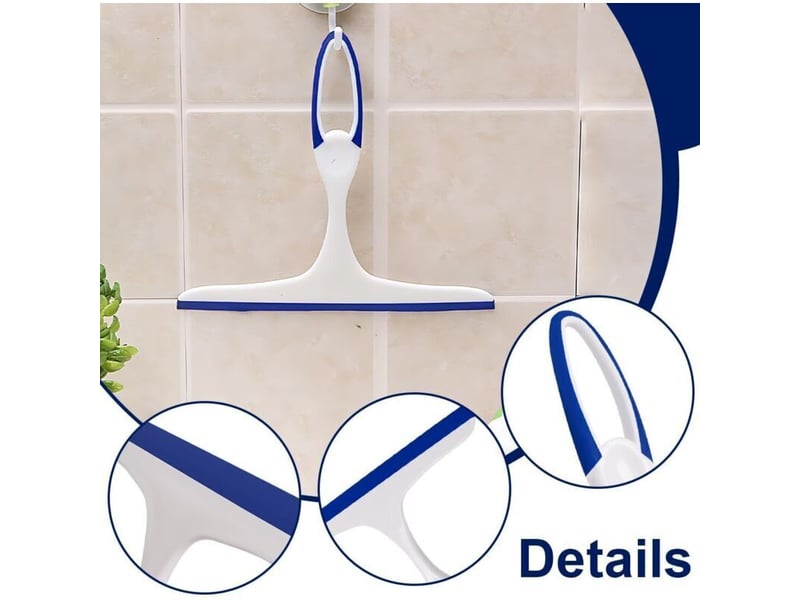  1 pcs raclette de douche raclette salle de bain et miroir douche plastique raclettes pour miroir salle de bains fenêtre sol verre  - Conforama C