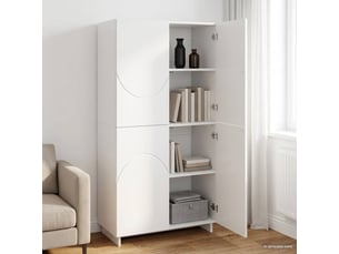 Buffet    <strong></strong> <strong></strong> - 79 cm coloris blanc 