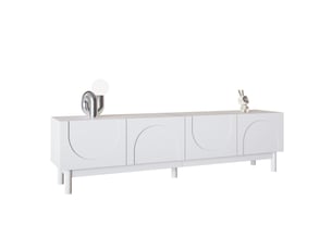 Meuble tv coloris blanc 169 cm MODENVIE  