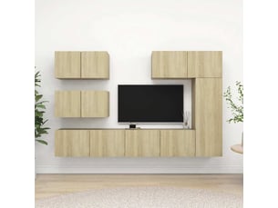 Meuble tv coloris marron 80 cm <strong></strong>  <strong></strong>