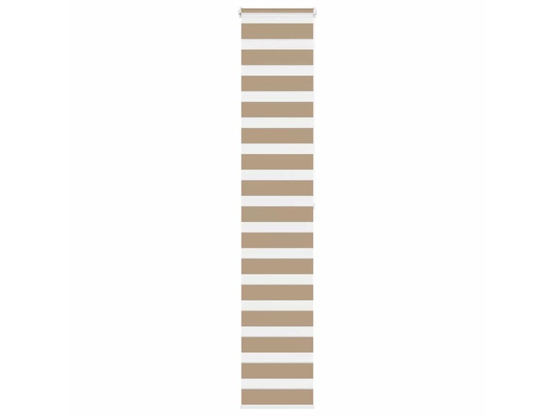  Store zèbre, store de fenêtre marron sable largeur du tissu 45,9 cm polyester cf48806  - Conforama B