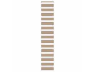 Store zèbre, store de fenêtre marron sable largeur du tissu 45,9 cm polyester cf48806