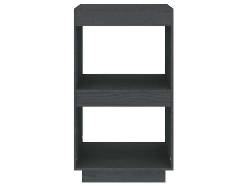  Bibliothèque, meuble de rangement salon gris 40x35x71 cm bois de pin massif  - Conforama E