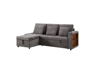 Deplimousse convertible 3 places <strong>STILVORA</strong> <strong></strong> gris