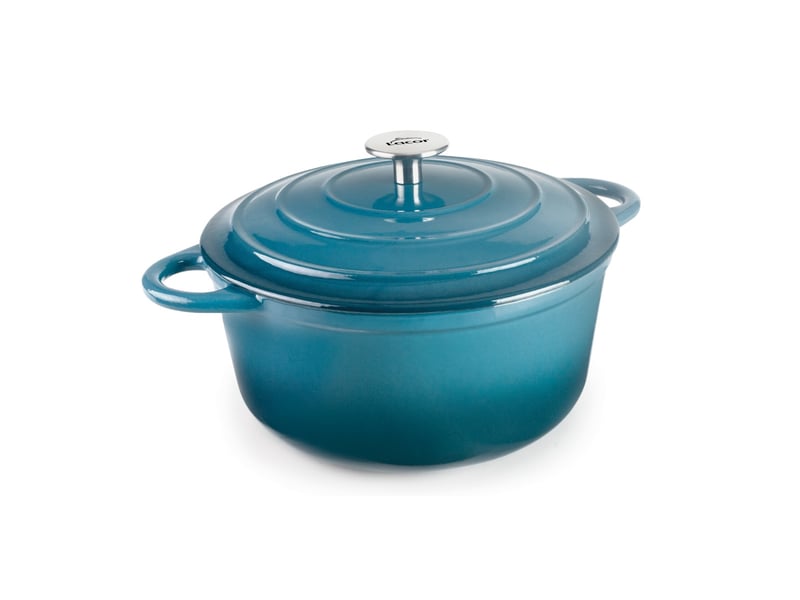  Lacor - cocotte ronde en fonte 20cm bleu  71700 - 71700 - Conforama A