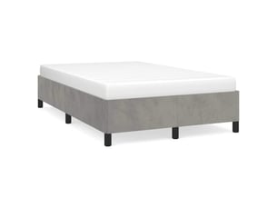 Lit 2 places 120x200cm    coloris gris