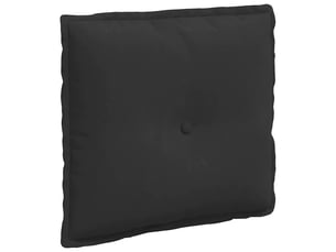 Coussin de dos, coussin de dossier noir 50 x 45 cm tissu en microfibre cf54840