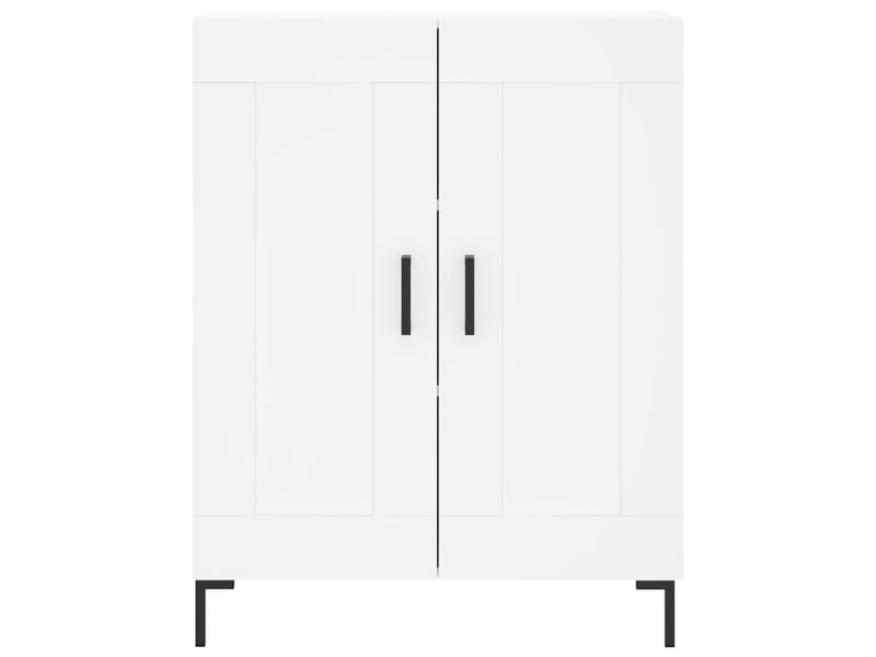  Buffet - bahut - meuble de rangement blanc 69,5x34x90 cm bois d'ingénierie  - Conforama E