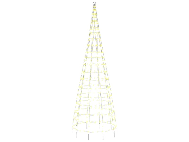 Sapin de noël - arbre de noël à led 550 led blanc 300 cm - Conforama D
