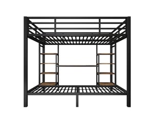 Lit superposé 90x200 cm MAISONORA coloris noir