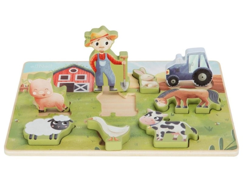 Puzzle encastrement en bois ferme EN1570 - Conforama A