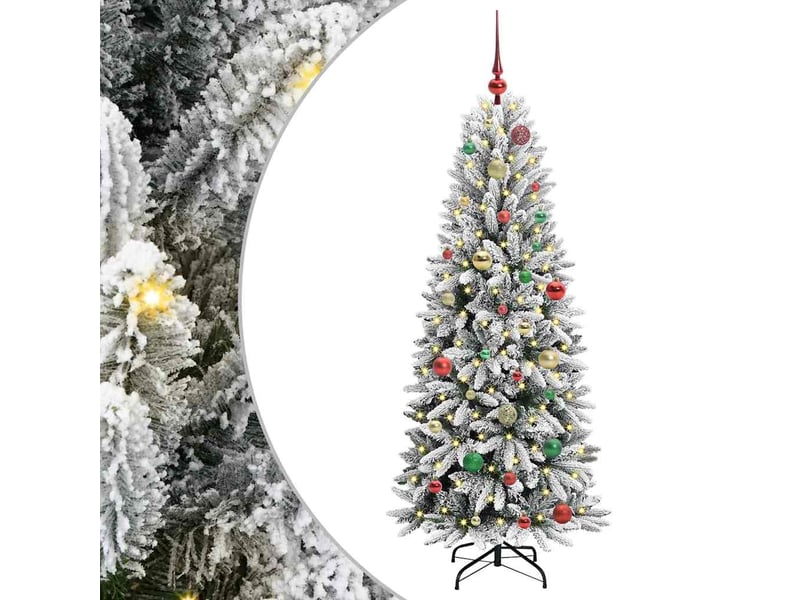  Sapin de noël - arbre de noël artificiel blanc 150 cm  - Conforama A