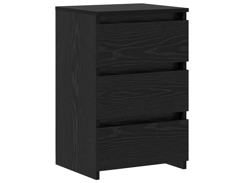  Table de chevet 2 pièces chêne noir 40 x 35 x 62,5 cm  - Conforama A