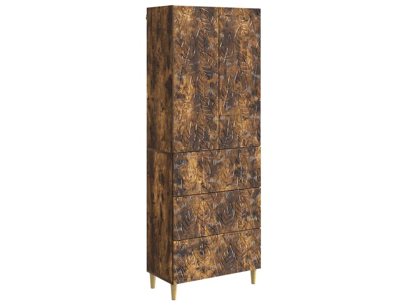  Ensemble de meubles 2 pcs, rangement de salon 66 x 34,5 x 90 cm bois d'ingénierie shl6265  - Conforama A