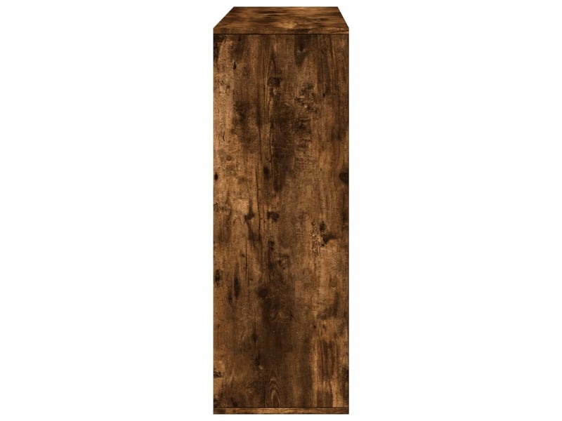  Cloison bibliothèque, meuble de rangement chêne fumé bois d'ingénierie shl7714  - Conforama E