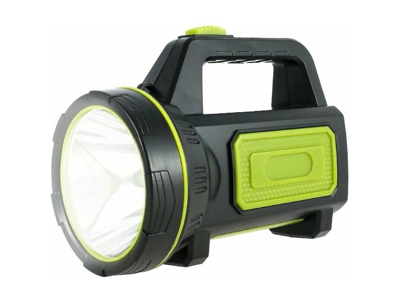  Lampe torche led ultra puissante rechargeable usb1200 mah avec lumière latérale lampe de poche etanche haute puissance pour urgence ran  - Conforama A