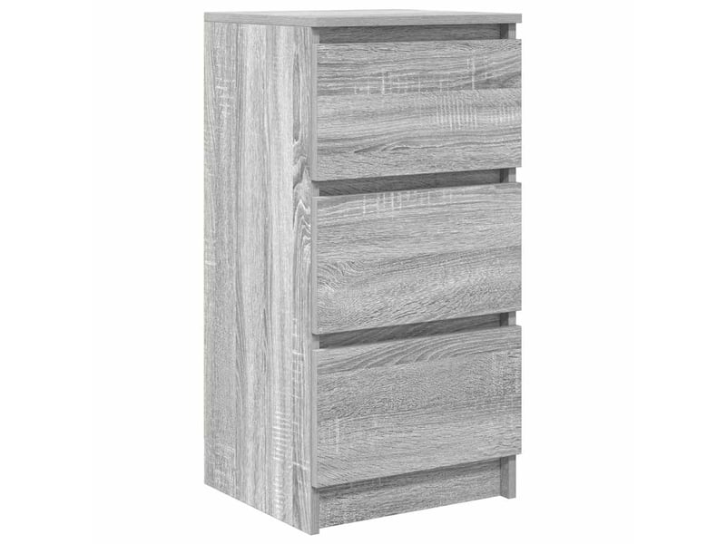  Buffet - bahut - meuble de rangement sonoma gris 37,5x35x76 cm bois d'ingénierie  - Conforama A
