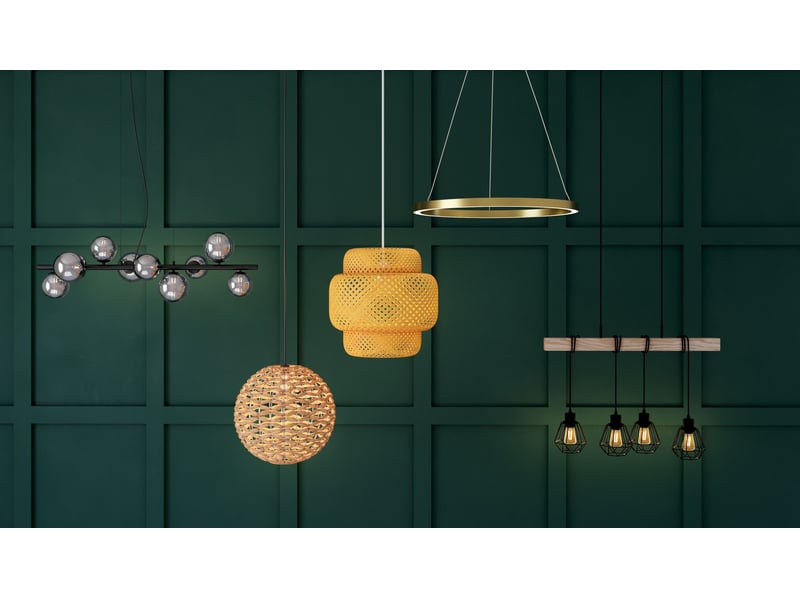 Suspension Métal 120 cm doré SVEA - Conforama Y