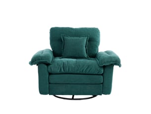 Fauteuil fixe pivotant <strong>BEAUNIV</strong> <strong></strong> Tissu vert vendu A l'unité
