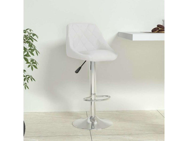  Tabouret de bar, chaise de bar blanc similicuir shl31756  - Conforama B