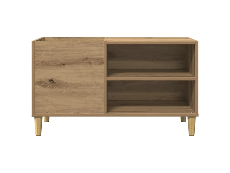  Armoire à disques chêne artisanal 84,5x38x48 cm bois ingénierie  - Conforama D