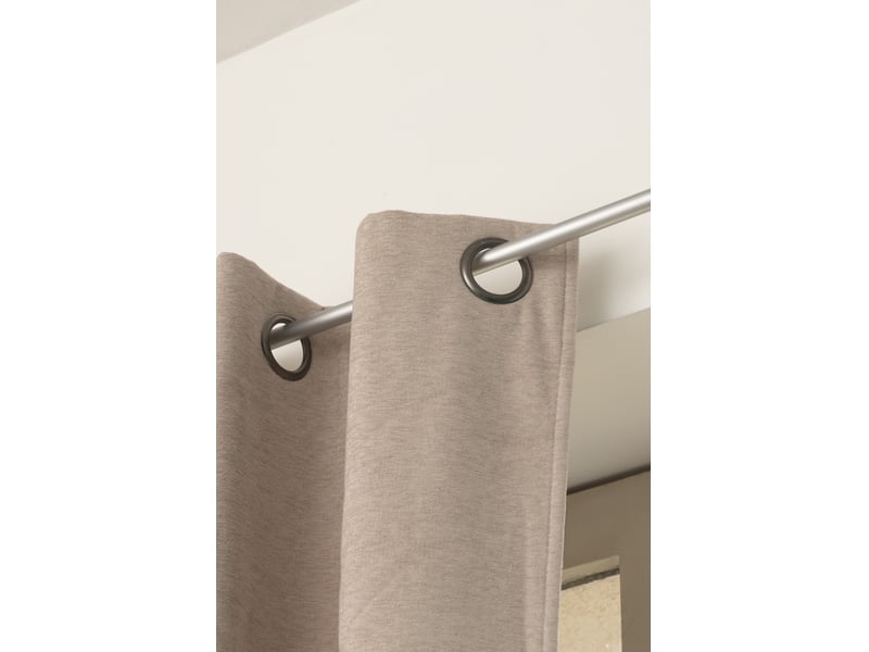 Rideau occultant phonique et thermique 140 x 240 cm osiris taupe 15674 - Conforama E