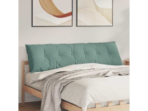 Coussin de dos, coussin de dossier vert mer 180 x 50 cm tissu en velours côtelé cf55121