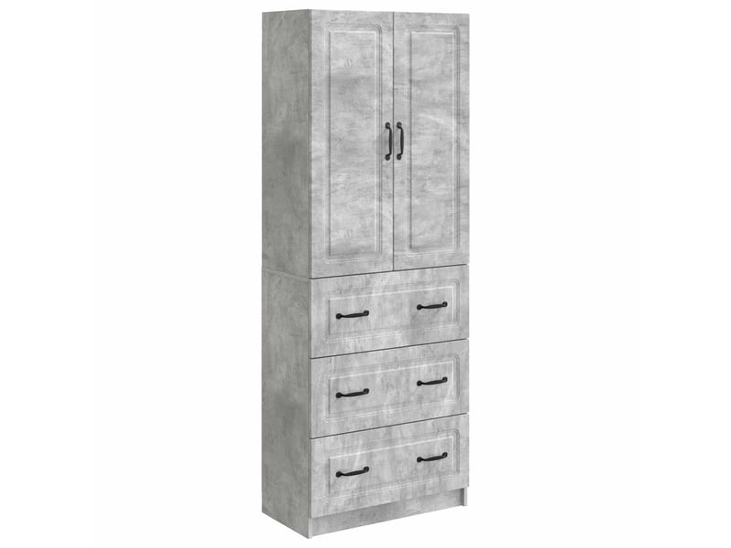  Ensemble de meubles 2 pcs, rangement de salon 66 x 34,5 x 87 cm bois d'ingénierie shl7949  - Conforama A