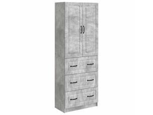 Armoire <strong></strong> <strong></strong> coloris gris largeur 66 cm