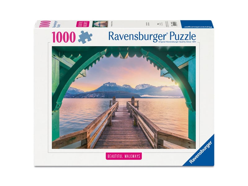  Puzzle adulte 1000 pieces passerelle du lac d’annecy 12001762 - Conforama A
