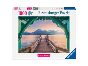 Puzzle adulte 1000 pieces passerelle du lac d’annecy