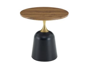 Table basse rond(e) coloris bicolore WISHDOR  - 60 cmx60 cm