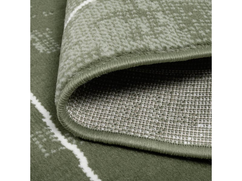 Tapis 120 x 170 cm lyn1 foot, motif terrain de football vert et blanc, design ludique et sportif  - Conforama C