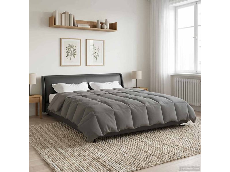  Duvet d'hiver - couette 220 x 260 cm hiver - couette microfibre (100% polyester)  - Conforama B
