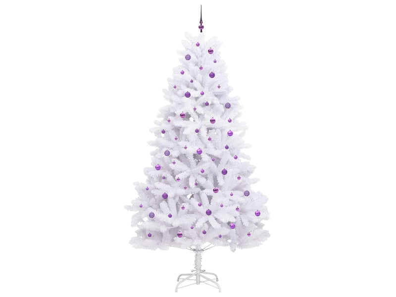  Sapin de noël artificiel, arbre de noël à branches articulées blanc 270 cm shl7419  - Conforama D