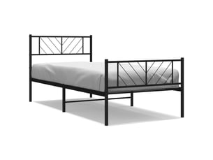Lit simple 100x200 cm    coloris noir