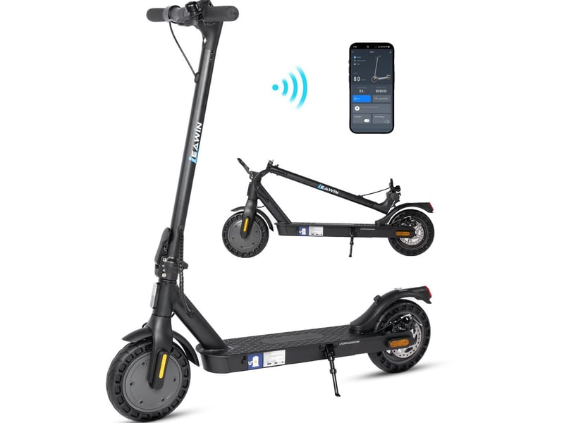 Trottinette électrique pliable 500 w noire - Conforama A