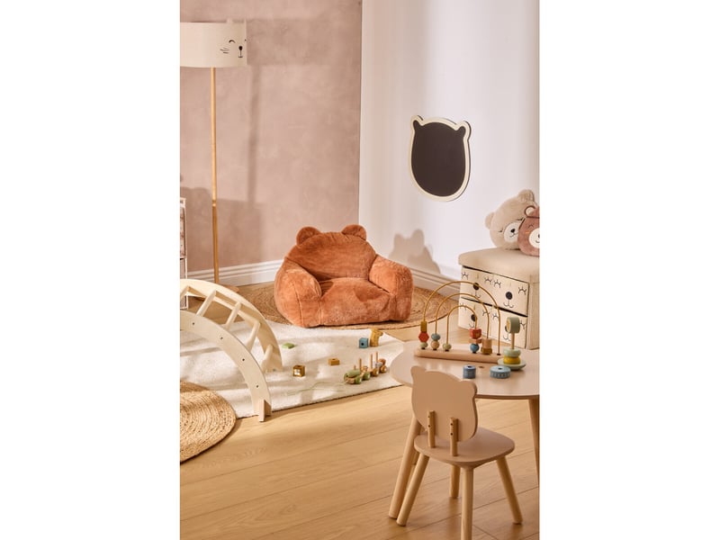 Fauteuil compressé muzi mini ourson marron 60x52x65 cm MAMAD - Conforama E