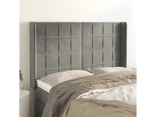 Tete de lit A poser largeur 147 cm <strong></strong> <strong></strong> argenté