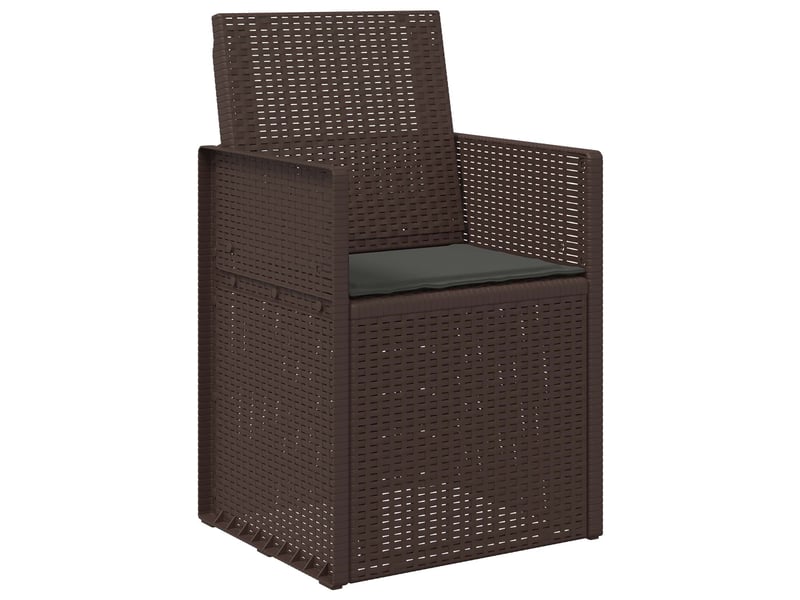 Lot de 4 coussins de siège, coussins décoratifs polyester anthracite 47 x 36 x 2 cm cf59948 - Conforama C