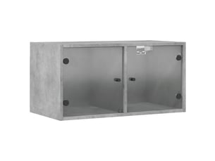 Armoire     <strong></strong> <strong></strong> coloris argenté largeur 68.5 cm