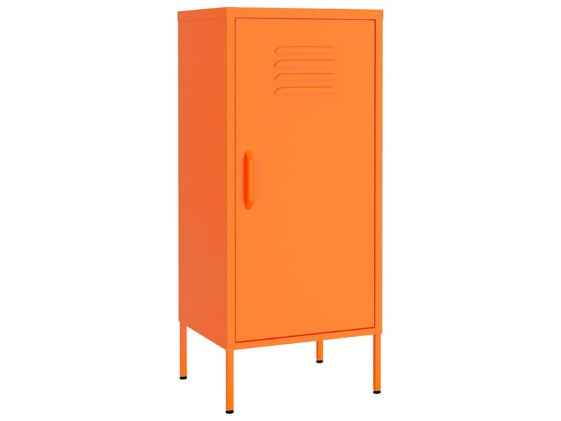  Armoire de rangement, rangement bureau orange 42,5x35x101,5 cm acier shl7761  - Conforama A